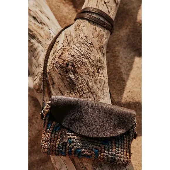 We The Free Rider Raffia Crossbody Bag NWT - Picture 5 of 7